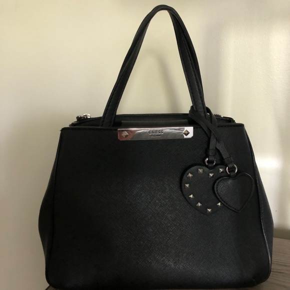 Guess Black Tote Handbag - Picture 2 of 6